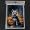 Edge Collections - 5" x 7" - Multicolor - Westie Spaniel Puppy Halloween Greeting Cards - 8 Pieces